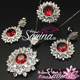 خرید سرویس نقره یاقوت سرخ